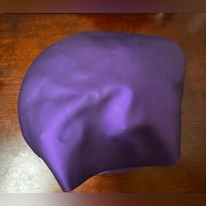 Bold Purple Satin TYR Swimming Cap - Never Used